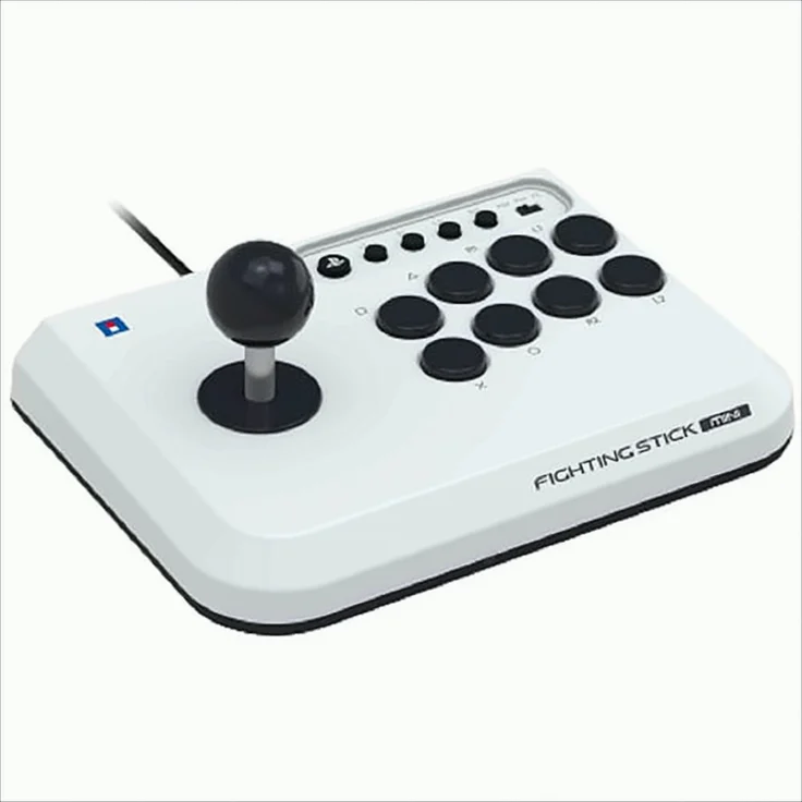 Hori Fighting Stick Mini Weiß, Schwarz USB Flightstick PC, PlayStation 4, PlayStation 5