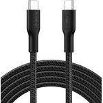 Belkin BoostCharge Pro USB C Kabel, 3 m, Schwarz, Schnellladung bis zu 240 W