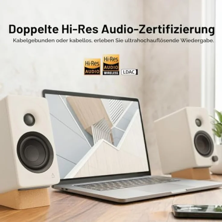 Creative XF-1, Kabelloser Lautsprecher mit Hi-Res Bluetooth 6.0 und 72 Watt Gesamtleistung, Schwarz – Bild 4