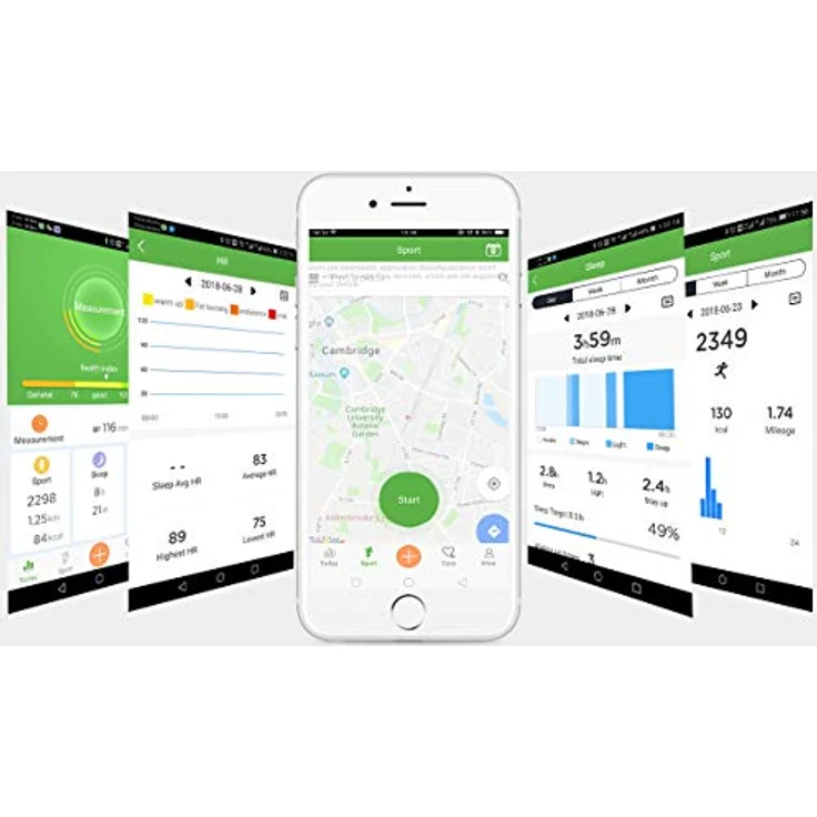 Atlanta 9703-7, Smartwatch mit Fitness-Tracking und Benachrichtigungsfunktion, schwarz – Bild 3