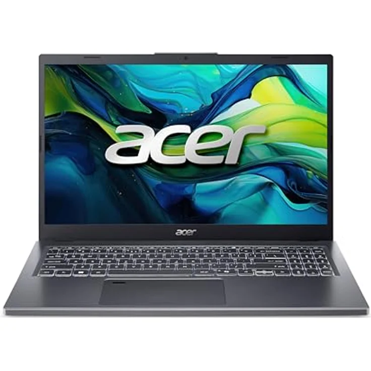 Acer Aspire 15 (A15-51M-55AY) Laptop | 15,6" WQHD IPS Display | Intel Core 5 120U | 16 GB RAM | 512 GB SSD | Windows 11 | grau – Bild 1