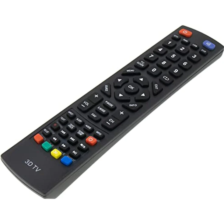 Alltro Ersatz Fernbedienung für LG 50PJ350 / 50PJ350ZA / 50PJ550 / 50PJ550ZD, Reichweite 10 m, AAA Batterien, 98 g – Bild 2