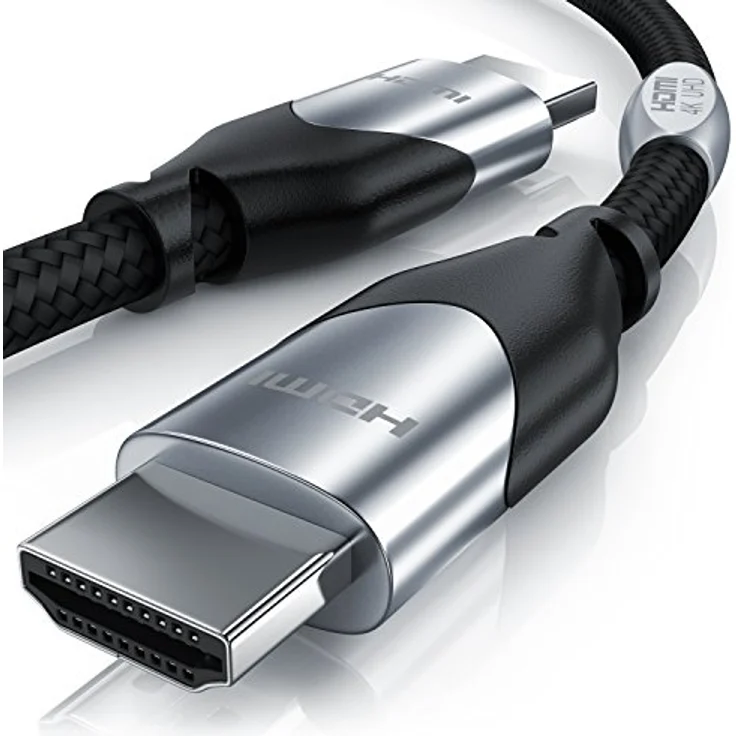 CSL - 7,5m HDMI Kabel 2.0b - Ultra HD 4k 60Hz Gbit s Standard - Ethernet High Speed HDMI 2.0 - Ultra HD 3D ARC C HDCP HDR - 3-Fach geschirmt - Platin Edition – Bild 2