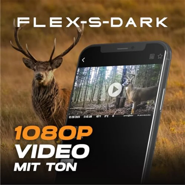 Spypoint FLEX-S-DARK, Mobilfunk-Wildkamera mit 40 MP Auflösung, Solarpanel und 30 m Reichweite – Bild 8