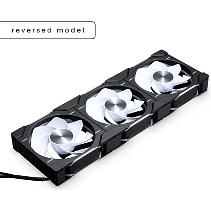 Phanteks D30 PWM Reverse Airflow D-RGB Lüfter, 3er Pack – 120 mm, schwarz - Preisvergleich – Bild 2