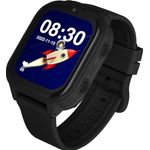 Garett Kinder Sun Ultra 4G Schwarz (Kunststoff, 4G), Sportuhr + Smartwatch mit biometrischen Messungen