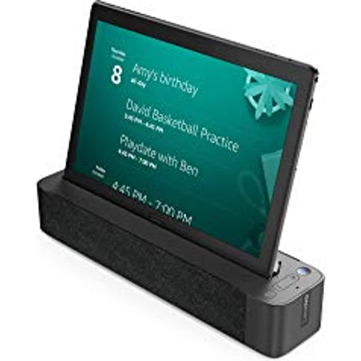 Lenovo Smart Tab P10 mit Amazon Alexa 25,5 cm (10,1 Zoll, 1920x1200, FHD, IPS, Touch) Tablet-PC (Octa-Core, 3 GB RAM, 32 GB eMCP, WLAN, Android 8.1) schwarz mit Smart Dockingstation – Bild 7