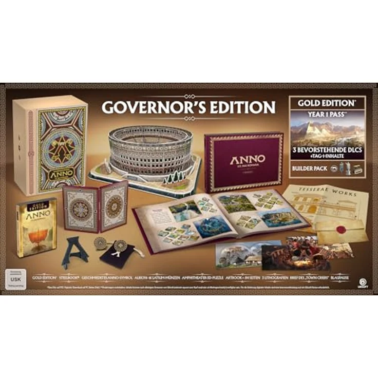 Ubisoft Anno 117: Pax Romana Governor's Edition, PC-Spiel mit exklusiven Inhalten und strategischer Reichweiten-Erweiterung – Bild 5