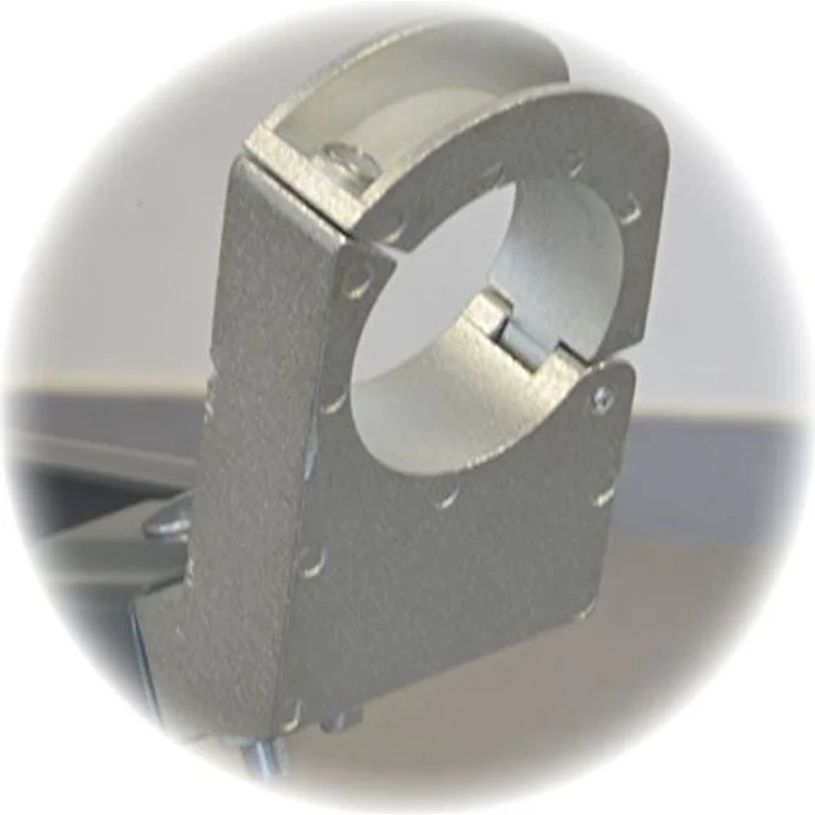 PremiumX DELUXE SAT Anlage 100cm Aluminium Hellgrau für 4 Empfänger, inkl. Green Diamond Quad LNB und 8 F-Steckern – Bild 2