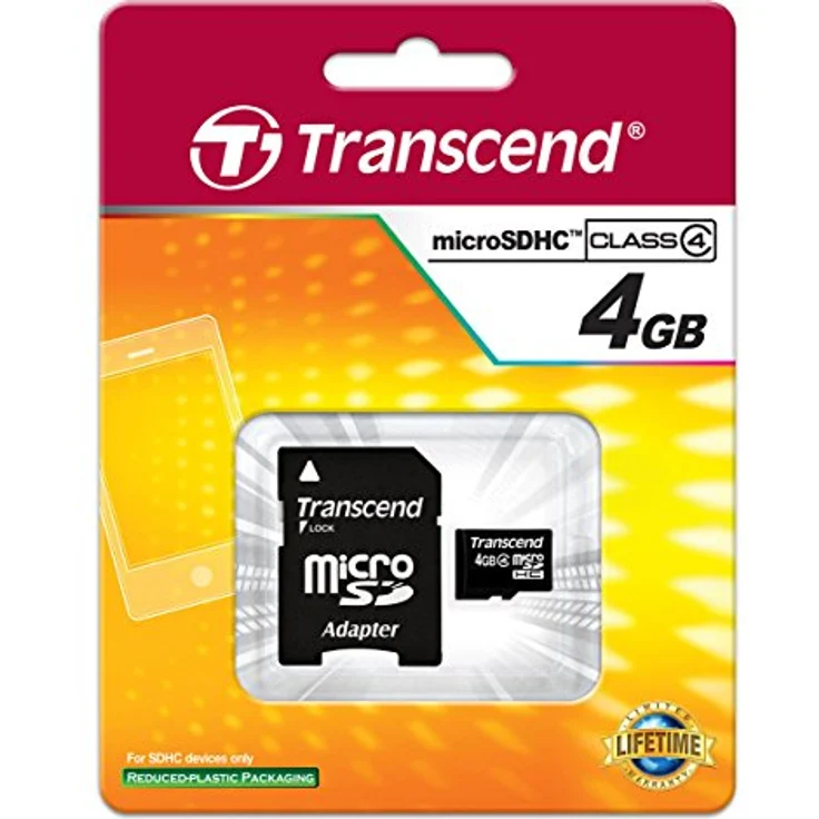 Transcend TS4GUSDHC4 CLASS4 Micro SDHC Speicherkarte microSDHC – Bild 2