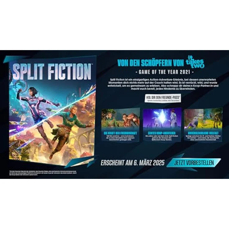 Split Fiction Xbox Series X | Deutsch, Koop-Abenteuerspiel für zwei Spieler, plattformübergreifendes Spielen, exklusiv von Hazelight – Bild 2