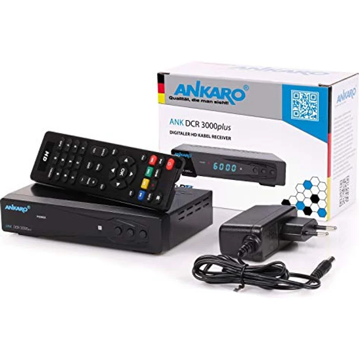 Ankaro DVB-C HDTV-Receiver ANKARO DCR 3000plus DVB-C, HDMI, EPG, USB-Aufnahmefunktion – Bild 2