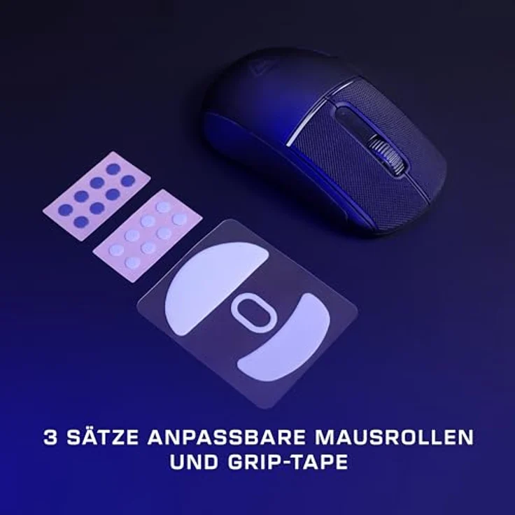 Turtle Beach BURST II PRO, Kabellose E-Sport-Gaming-Maus mit 8.000 Hz Abtastrate, Owl-Eye Sensor 30.000 DPI, Titan Optical Switches, Schwarz – Bild 7