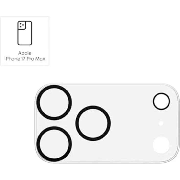 Hama 228571 Cam Protect Kameraobjektivschutz, stoßfest und kratzfest für Apple iPhone 17 Pro Max – Bild 2