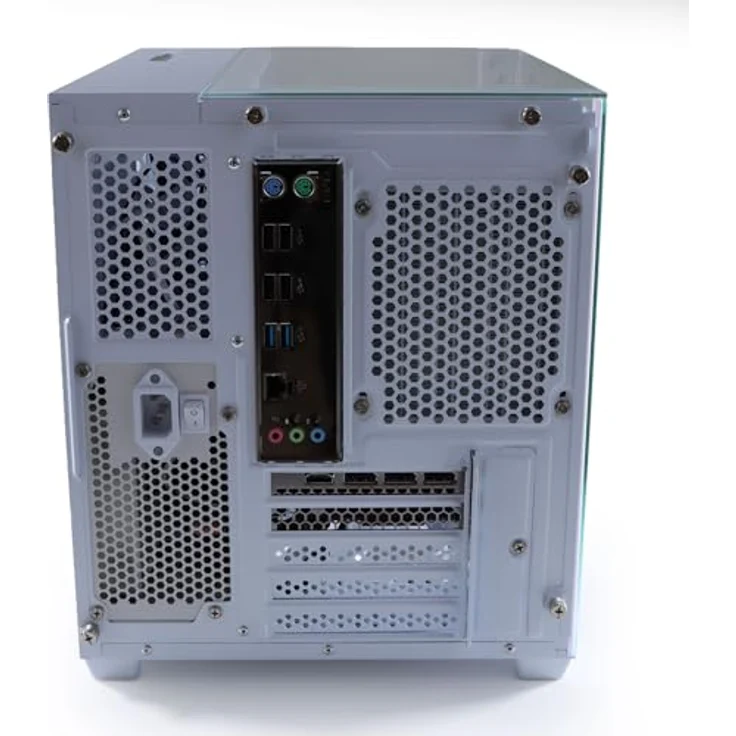 PC Store NCA Chronicle Gaming PC Triorama Intel E5 2678v3, 12 Core, 16 GB RAM, 240 GB SSD, Nvidia GeForce RTX 5050, Wasserkühlung, Windows 11, Weiß, Neu – Bild 5