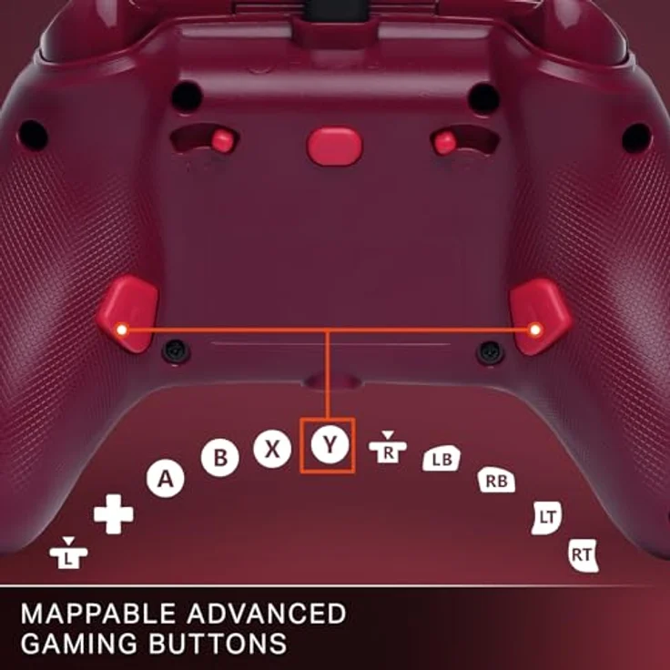 PowerA Advantage XBGP0543-01, kabelgebundenes Gamepad für PC, Xbox One, Series S & X, mit Hall-Effekt-Thumbsticks, programmierbaren Tasten und dualen Rumble-Motoren – Bild 4