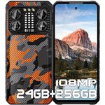 IIIF150 B2 Pro Outdoor Smartphone 10000mAh, Android 13 Outdoor Handy Ohne Vertrag, 24GB+256GB (1TB TF) Baustellenhandy, 108MP+24MP Nachtsicht, 120Hz 6.78" FHD+, G99/IP68/IP69K/Dual SIM 4G/NFC/OTG - Schwarz