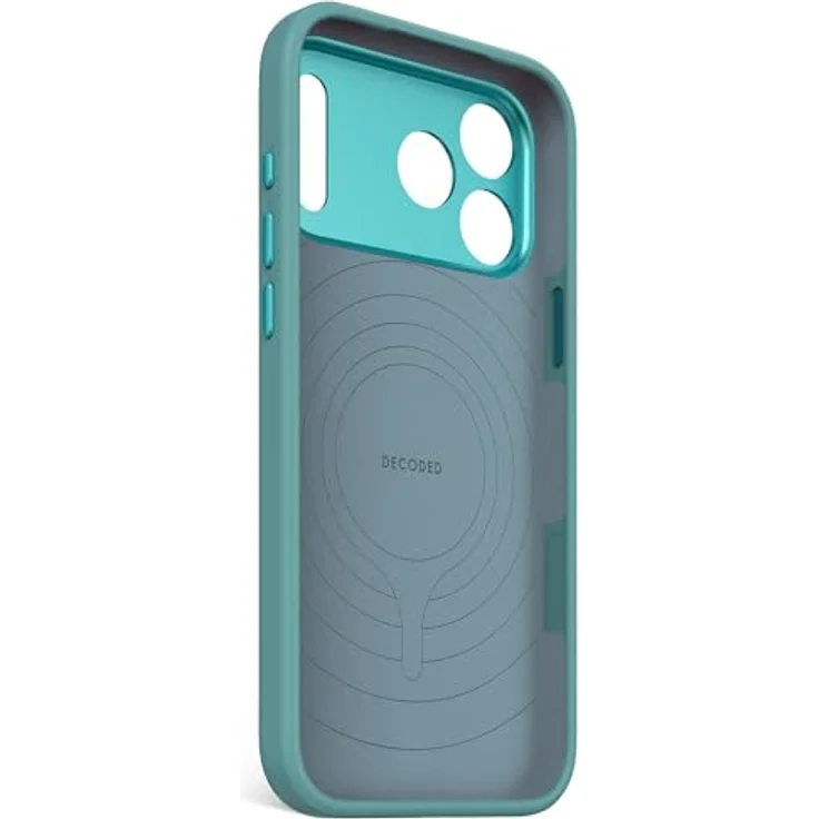 Decoded Silikonhülle für iPhone 17 Pro Max, Soft-Touch mit Antibakterieller Beschichtung, MagSafe Kompatibel, Fallschutz, Kratzfest, Hell Blau – Bild 3