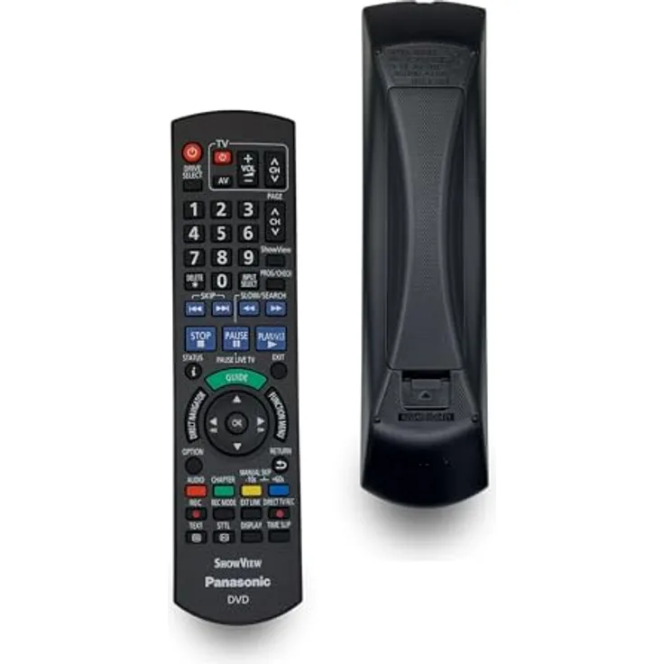Panasonic N2QAYB000471, Original-Fernbedienung für Viera TVs, sofort einsatzbereit, ergonomisches Design, zuverlässige Signalübertragung