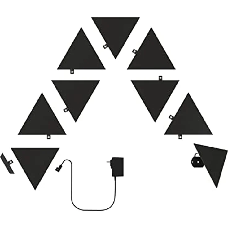 Nanoleaf Formen | Dreiecke | SMK | Schwarz | 9 Stück | EU/UK – Bild 5