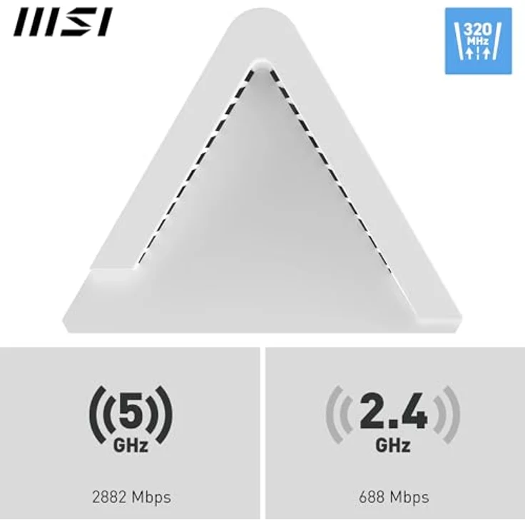 MSI Roamii BE Lite WiFi 7 Mesh System, Dual-Band, 2-3600 Mbps, 2.5G & Gigabit Ports, Backhaul, Kindersicherung & erweiterte Sicherheit – Bild 4