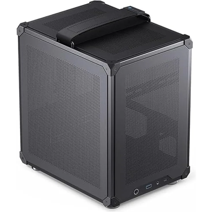 Jonsbo C6 Handle, mATX, Mesh - Schwarz