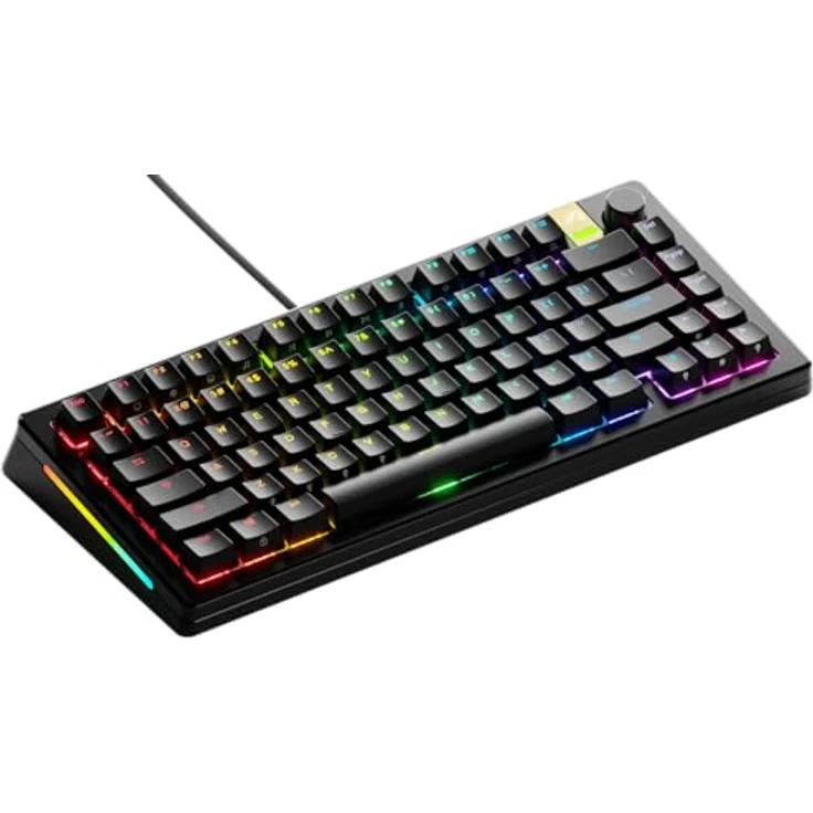 Glorious Gaming GMMK 3 PRO HE: Rapid Trigger, 8K-Abrufrate, Hall-Effekt, modulares Aluminiumgehäuse, TKL 75%, Amerikanische QWERTY - Schwarz – Bild 1