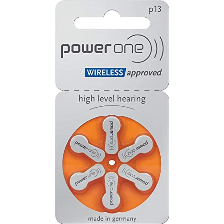 30 Hörgerätebatterien Power One Typ p13 – Bild 2
