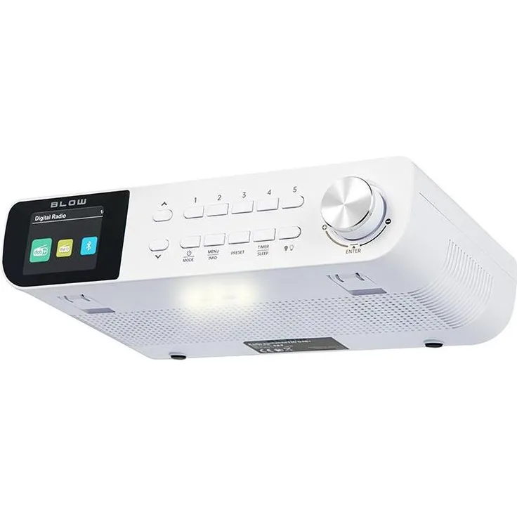 Blow RK1, FM/DAB+ Radio mit Bluetooth und 60 Radiospeicherplätzen, Weiss