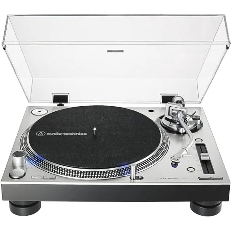 Audio-Technica AT-LP140XP (Manuell), Plattenspieler, Silber