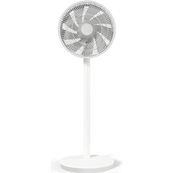 Duux Whisper Essence Standventilator sehr Leise - 120° Oszilation - 7 Geschwindigkeitsstufen - 8-std-Timer