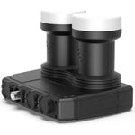 DUR-line MB6-UK UHD 8K Monoblock-LNB, für 24 Teilnehmer, Schwarz