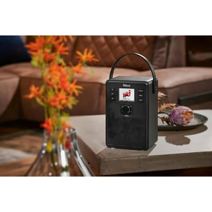 Block Internetradio Emotionblack, DAB+ und UKW Radio mit Spotify Connect, Bluetooth und USB-Anschluss, schwarz – Bild 2