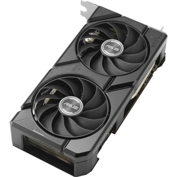 ASUS Dual Radeon RX 7600 EVO OC Edition 8GB GDDR6 Gaming Grafikkarte, PCIe 4.0, HDMI 2.1, 3X DisplayPort 1.4a, DUAL-RX7600-O8G-EVO, Schwarz – Bild 4
