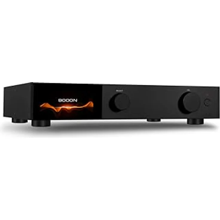Audiolab 9000N Wireless Network Player - DAC Integration, Hochwertiges Streaming, 12V Trigger, Vielseitige Anschlüsse - Schwarz – Bild 2