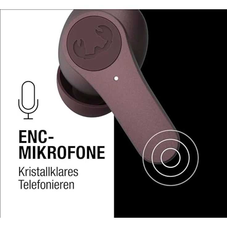 Fresh'N Rebel Twins Rise - Wireless ANC Earbuds with Wireless Charging - Deep Mauve (ANC, 30h, wireless) – Bild 4