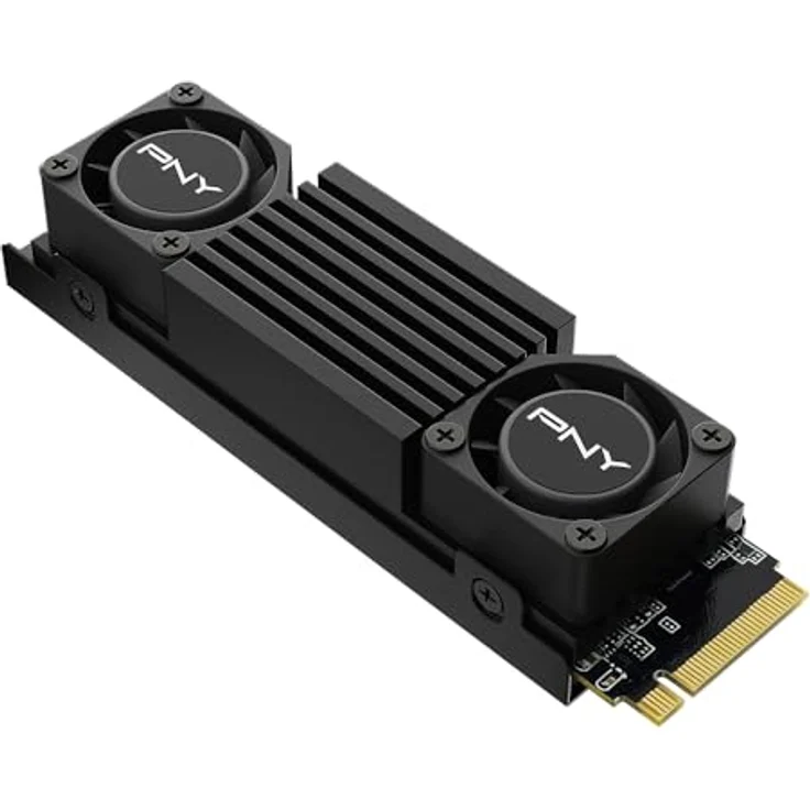 PNY CS3150 1TB M.2 NVMe Internal Solid State Drive (SSD) with Black Heatsink - Extreme Performance and Dual-Fan Cooling - Preisvergleich – Bild 2