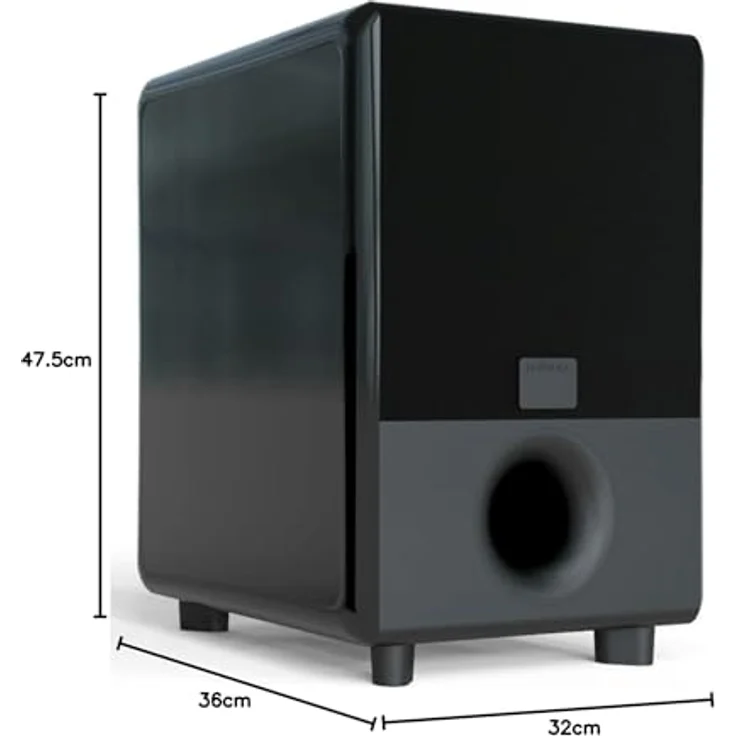 Mivoc Hype 10 G2 HiFi Subwoofer Schwarz 300W 20 bis 180Hz Subwoofer schwarz – Bild 10
