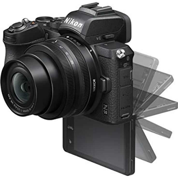 Nikon Z 50 KIT Z 18-140 VR (20.9 MP, OLED-Sucher mit 2.36 Millionen Bildpunkten, 11 Bilder pro Sekunde, Hybrid AF mit Fokus-Assistent, ISO 100-51.200, 4K UHD-Video) – Bild 4