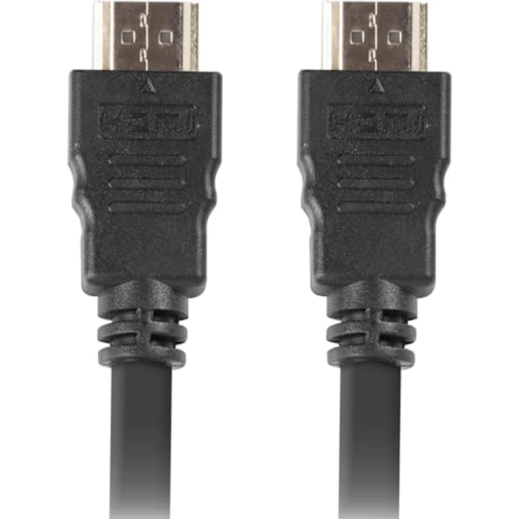 Lanberg HDMI-Kabel CA-HDMI-11CC-0010-BK, Male/Male, 4K Auflösung bis 2160P, 30Hz, 1 Meter, schwarz – Bild 2