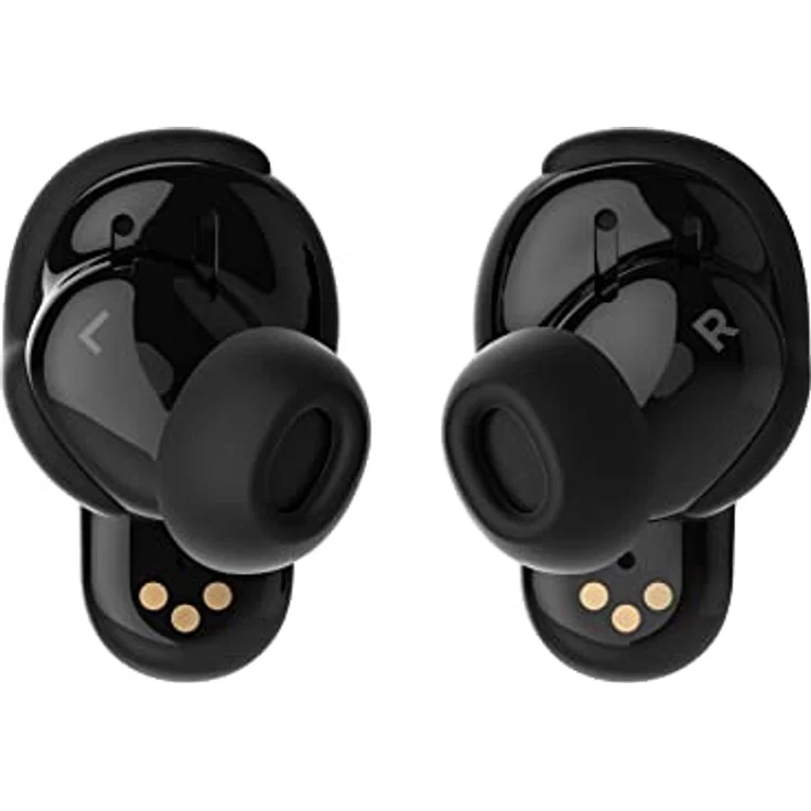 Bose QuietComfort Earbuds II Bundle mit textiler Hülle für Transportetui, kabellos, Bluetooth, weltweit Beste Noise-Cancelling In-Ear-Headphones mit personalisiertem Noise-Cancelling, Schwarz – Bild 2