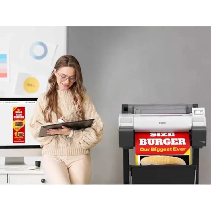 Canon Tintenstrahldrucker imagePROGRAF TM-240, Laserdrucker mit USB, LAN, WLAN, 2400x1200 dpi, Apple AirPrint – Bild 3