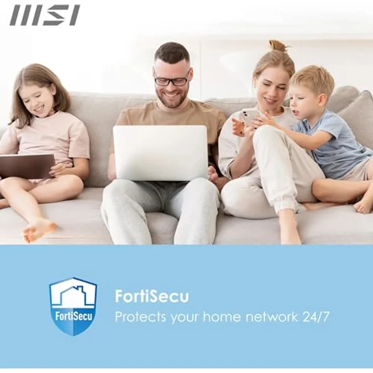 MSI Roamii BE Pro Mesh System, WiFi-7 Tri-Band, 2.5G LAN, bis zu 11 Gbit/s, 2er-Pack, weiß – Bild 8