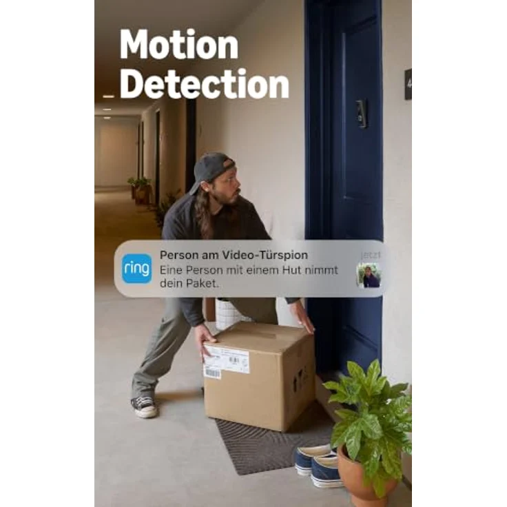 Ring Peephole Camera 2K, kabelloser Video-Türspion mit 6-fach-Zoom, für Türstärken 32,5–60 mm, selbstinstallierbar, ideal für Mieter – Bild 5