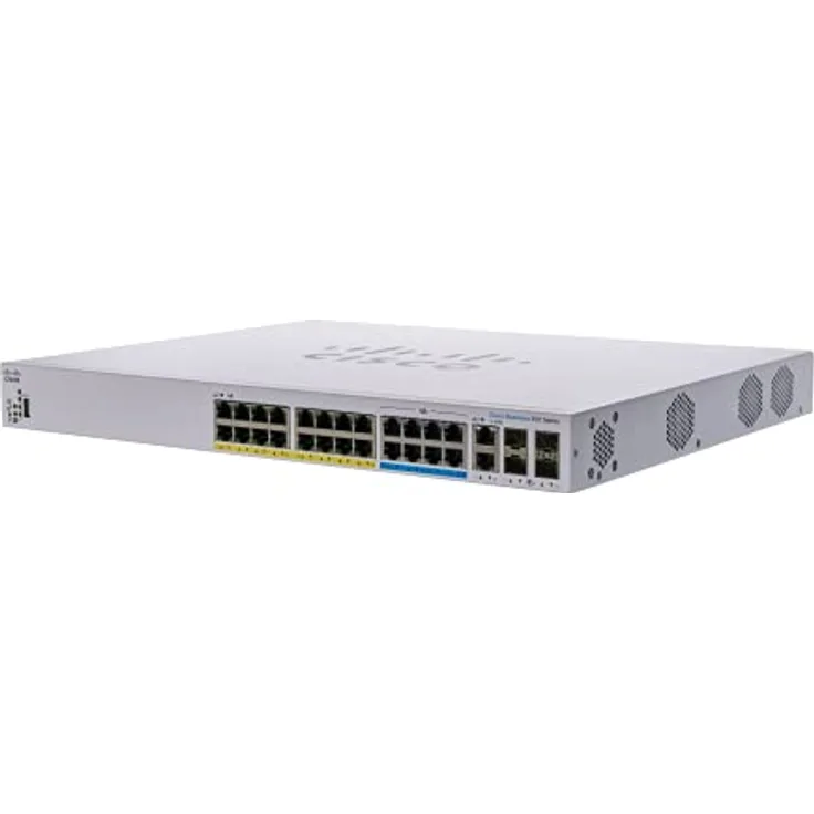 Cisco Business CBS350-24NGP-4X Managed Switch | 8 5GE-Ports | 16 GE-Ports | PoE | 2x10G-Combo | 2x10G-SFP+ | Eingeschränkte Lebenszeitgarantie für Hardware (CBS350-24NGP-4X-EU)