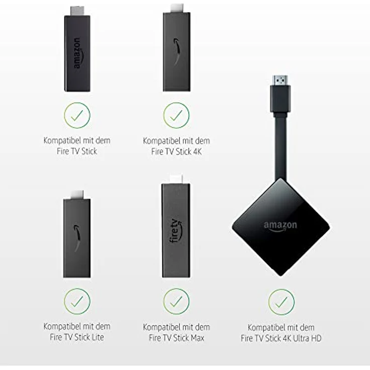 Mission USB Stromkabel - Ladekabel - Power Kabel für Amazon Fire TV Stick 4K mit erweiterten Batterie-Management und integriertem 2000mAh Lithium-Ionen-Akku - Schwarz - MC45 – Bild 5