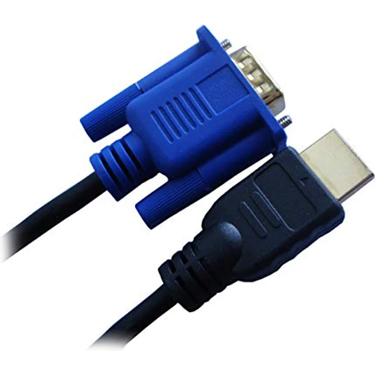 Bolwins J17S HDMI auf VGA Adapterkabel, 1,8m – Verlustfreie Signalübertragung für Computer, Laptop, Projektor, HDTV – Bild 5