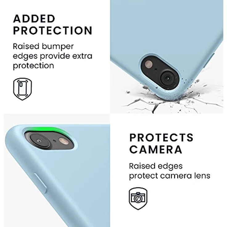 kwmobile Handyhülle, Hülle für Apple iPhone 7 - 8 - SE (2020) - TPU Silikon Handy Schutzhülle Cover Case – Bild 3