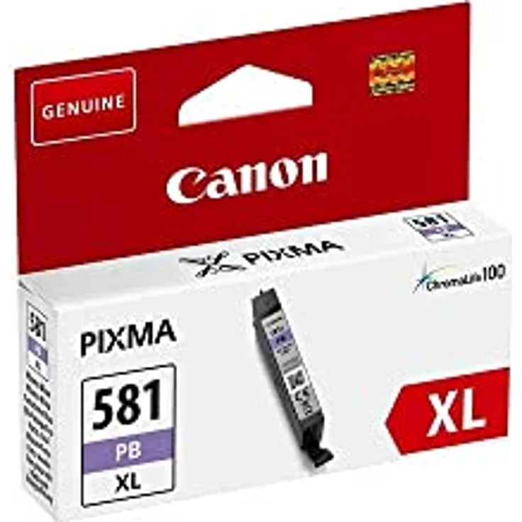 Canon CLI 581 XL PB original Tintenpatrone Photoblue für Pixma Drucker PIXMA TR7550 TR8550 TS6150 TS6151 TS8150 TS8151 TS8152 TS9150 TS9155 TS6250 TS6251 TS8250 TS8251 TS8252 TS9550 – Bild 3