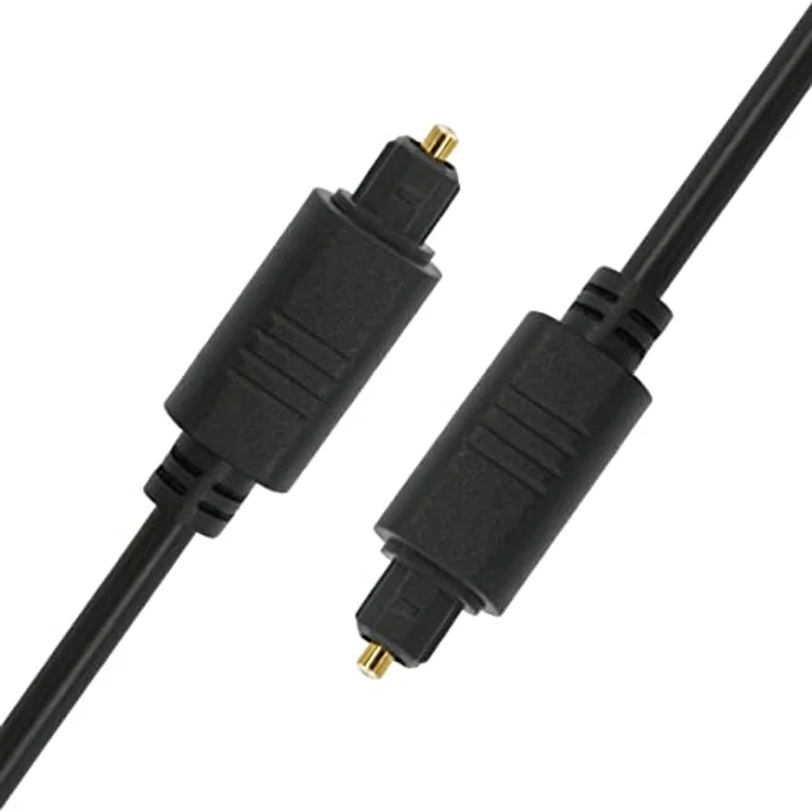 BIGtec 2m Toslink optisches Audio Kabel Lichtwellenleiter LWL 5mm – Bild 5